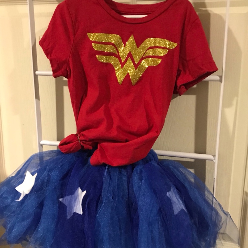 CUSTOM WONDERWOMAN TUTU OUTFIT